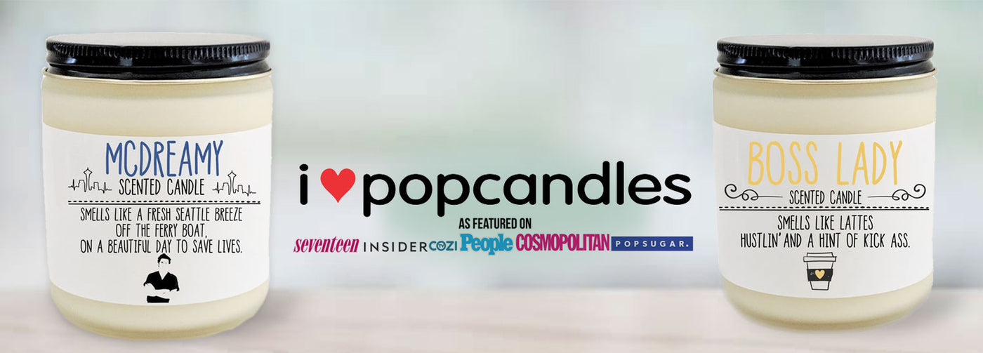 I HEART POP CANDLES