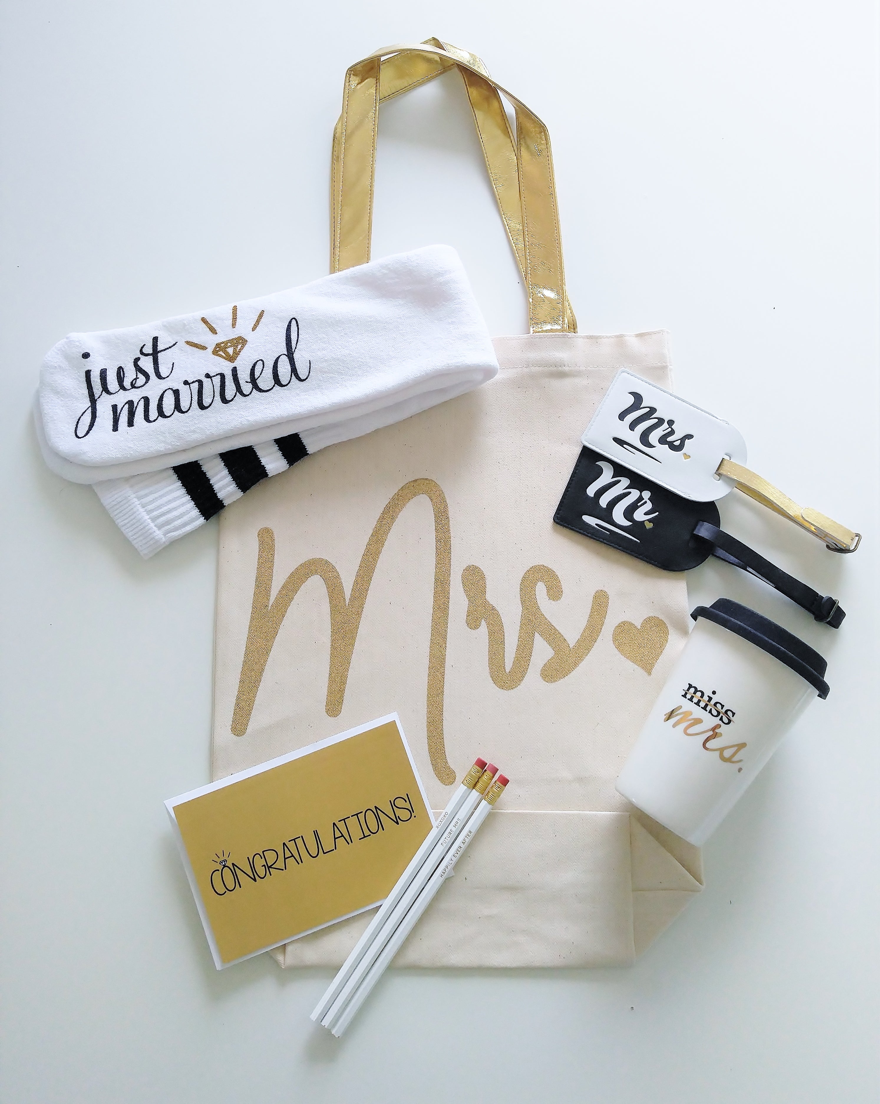 Bridal Shower Gift Mrs Gift Box Bride Gift Box Wedding Gift Box for Br ...