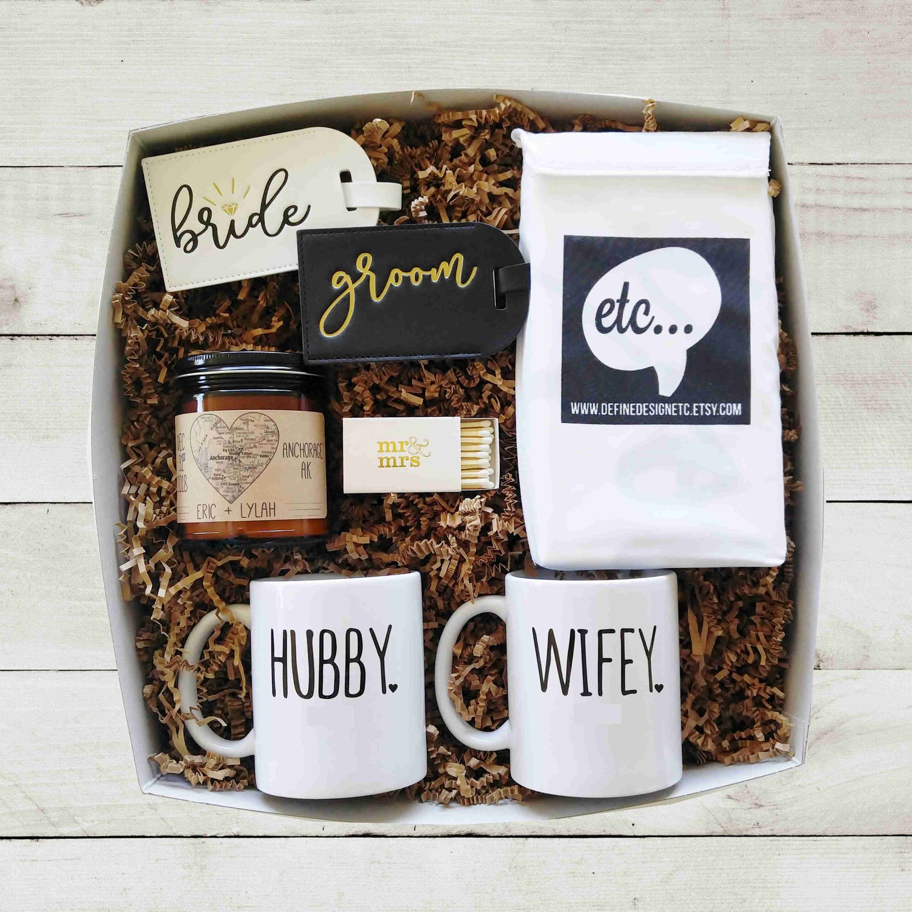 Wedding Gift Box Newlywed Gift Bridal Shower Gift for Bride Gift Box f –  Define Design 11